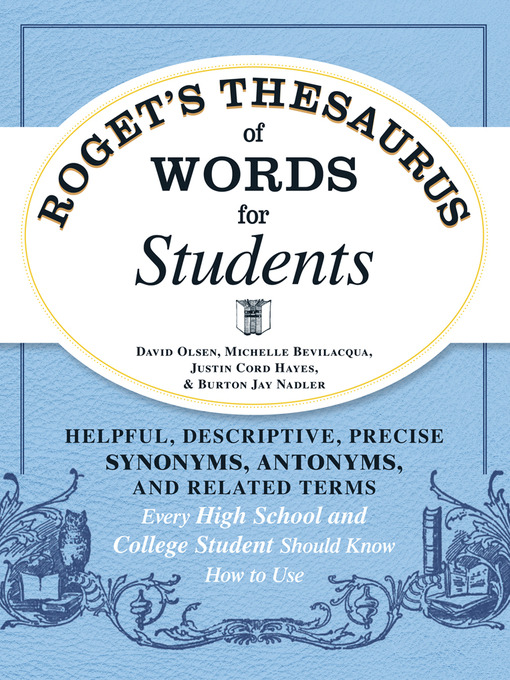 Cover image for Roget's Thesaurus of Words for Students